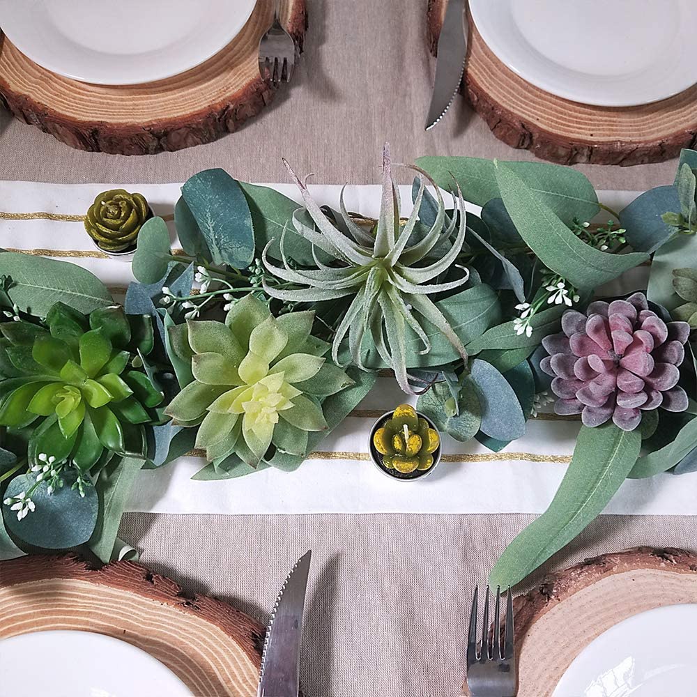 15 sztuk Sztucznych Sukulentów – Echeveria Succulent recenzja i cena
