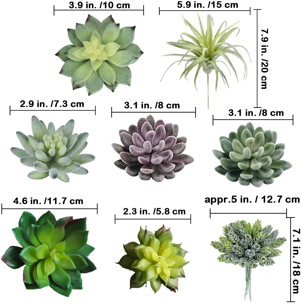 15 sztuk Sztucznych Sukulentów – Echeveria Succulent recenzja i cena